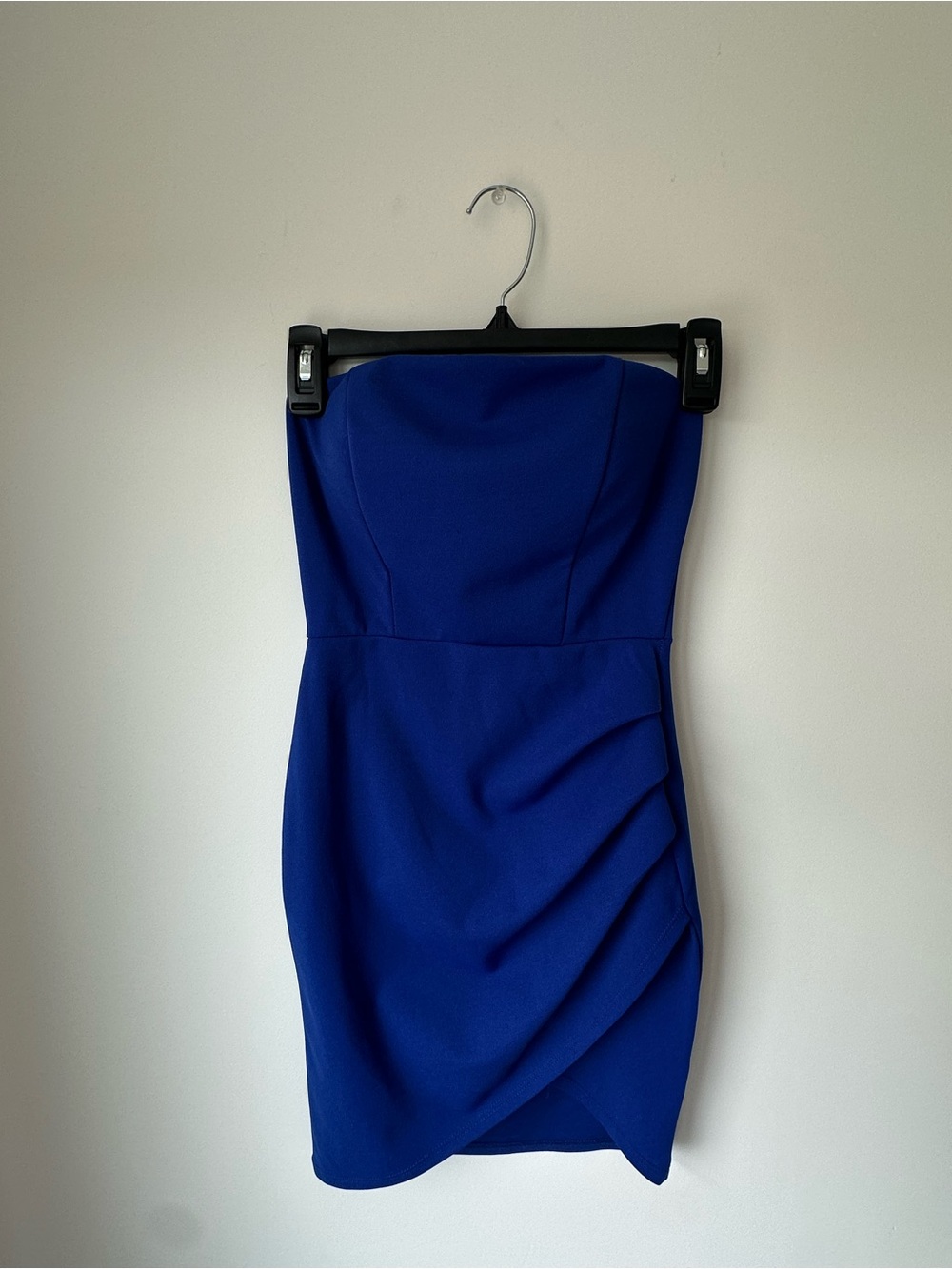 Charlotte Russe Strapless Cobalt Blue Sheath Dress